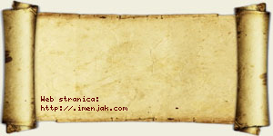 Andjelina Sando vizit kartica